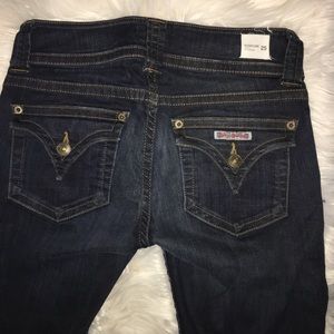 Hudson Signature Dark Wash Bootcut Jeans Size 25